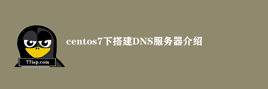 centos7下搭建DNS服务器介绍